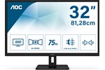 AOC Q32E2N 31.5" QHD Monitor - VA, 75Hz, 4ms, Speakers, HDMI, DP