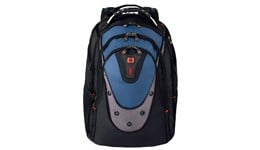 Wenger SwissGear Ibex Backpack (Black/Blue) for 17 inch Laptop
