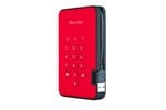 iStorage diskAshur2 (2000GB) Solid State Drive USB 3.1 Encrypted 256-bit (Fiery Red)