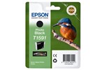 Epson Kingfisher T1591 UltraChrome Hi-Gloss2 Black Ink Cartridge