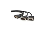 StarTech.com (6 feet) DVI-I Male to DVI-D Male and HD15 VGA Male Video Splitter Cable