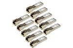 StarTech.com Gigabit Copper SFP Transceiver Module 1000Base-T, RJ45, HP J8177C Compatible (100m) Pack of 10