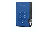iStorage diskAshur2 2TB Mobile External Solid State Drive in Blue - USB3.0