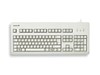 CHERRY G80-3000 Mechanical Keyboard in Light Grey with Cherry MX Black Switches, UK