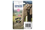 Epson Elephant 24XL (non-Tagged) High Capacity (Yield 740 Pages) Ink Cartridge (Light Magenta) for Epson Expression Photo: XP-750 / XP-850