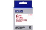 Epson LK-3WRN (9mm x 9m) Label Cartridge (Red on White) for LabelWorks Label Makers