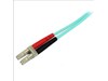 StarTech.com (1m) 10 Gb Aqua Multimode 50/125 Duplex LSZH Fiber Patch Cable LC - LC