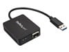 StarTech.com USB 3.0 to Fiber Optic Converter Open SFP (Black)