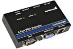 StarTech.com 4 Port VGA Video Extender over Cat 5 Video extender 4 ports external up to 150 m