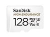 SanDisk High Endurance 128GB microSDXC Memory Card with SD Adaptor