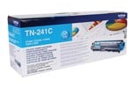 Brother TN-241C (Yield: 1,400 Pages) Cyan Toner Cartridge