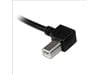 StarTech.com (3m) USB Type-A to USB Type-B Adaptor Cable - Left Angled (Black)