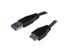 StarTech.com (15cm/6 inch) Short Slim SuperSpeed USB 3.0 A to Micro B Cable - M/M