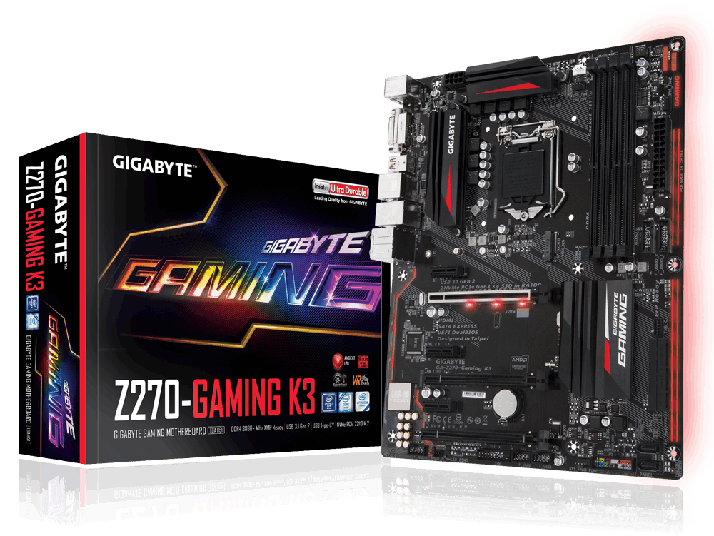 Gigabyte Z270-Gaming K3 Motherboard