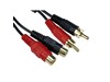 Cables Direct 5m Twin RCA Extension Cable