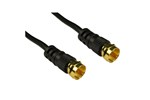 5m Coaxial Cable with F Connectors - Black
