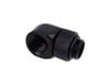 Alphacool Eiszapfen L-connector, Rotatable G1/4 Outer Thread to G1/4 Inner Thread, Deep Black