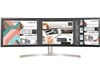 LG 49WL95C-WE 49" UltraWide Curved Monitor - IPS, 60Hz, 5ms, Speakers, HDMI, DP