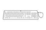 HP Keyboard and Mouse Kit USB BFR with PVC Free (UK)