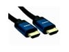 Cables Direct 3m HDMI 2.1 Cable in Black with Blue Connectors