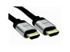 Cables Direct 1m HDMI 2.1 Cable in Black with Silver Connectors