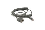 Datalogic CAB-362 RS232 Coiled Cable 9-Pin Female Connector
