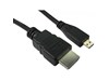 Cables Direct 3m HDMI to Micro HDMI Cable