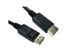 Cables Direct 3m Locking DisplayPort v1.1 Cable