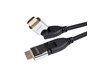 Cables Direct 1m HDMI 1.4 High Speed with Ethernet Cable with Swivel and Rotate Connectors