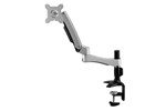 Amer AMR1ACL Long Arm Articulating Single Monitor Mount with Clamp Mount