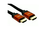 Cables Direct 3m HDMI 2.1 Cable in Black with Orange Connectors