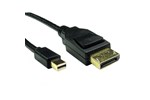 Cables Direct 0.5m Mini DisplayPort to DisplayPort v1.4 Cable