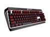 Cougar Attack X3 Mechanical USB Gaming Keyboard with Cherry MX Brown Switches, Red Backlight, UK