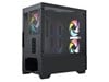 CiT Level 1 Glass Mid Tower Gaming Case - Black 