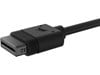 Corsair iCUE LINK Cable in Black, 600mm with Straight Connectors