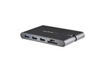 StarTech.com USB-C Multiport Adaptor with HDMI and VGA - 3x USB 3.0 - SD - PD 3.0 - Wraparound Cable