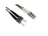 Cables Direct 3m OM1 Fibre Optic Cable, LC - ST (Multi-Mode)