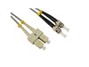 Cables Direct 10m OM1 Fibre Optic Cable, ST - SC (Multi-Mode)