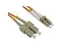 Cables Direct 3m OM2 Fibre Optic Cable, LC - SC (Multi-Mode)