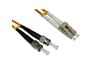 Cables Direct 2m OM2 Fibre Optic Cable, LC - ST (Multi-Mode)