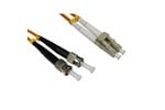 Cables Direct 1m OM2 Fibre Optic Cable, LC - ST (Multi-Mode)