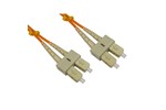 Cables Direct 3m OM2 Fibre Optic Cable, SC - SC (Multi-Mode)