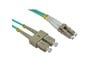 Cables Direct 3m OM3 Fibre Optic Cable, LC-SC (Multi-Mode)