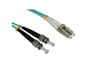 Cables Direct 3m OM3 Fibre Optic Cable, LC-ST (Multi-Mode)