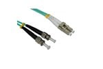Cables Direct 1m OM3 Fibre Optic Cable, LC-ST (Multi-Mode)