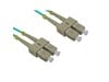 Cables Direct 3m OM3 Fibre Optic Cable, SC-SC (Multi-Mode)