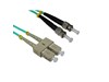 Cables Direct 3m OM3 Fibre Optic Cable, ST-SC (Multi-Mode)