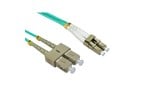 Cables Direct 1m OM4 Fibre Optic Cable, LC-SC (Multi-Mode)