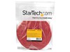 StarTech.com 50ft Hook and Loop Roll in Red