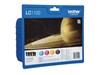 Brother LC1100VALBP Value Blister Pack Ink Cartridges (Cyan/Magenta/Yellow/Black)